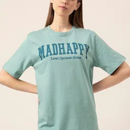 Lounge Dreams Printed Pure Cotton Oversized T-shirt-image-17