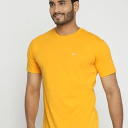 VIP  Round Neck Regular Fit Cotton Casual T-Shirt-image-98
