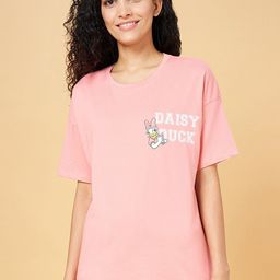 Dreamz by Pantaloons Printed Cotton Lounge T-shirts-picture-3