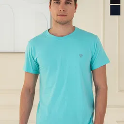 Lux Cozi Pack Of 3 Pure Cotton Lounge T-shirts-image-36