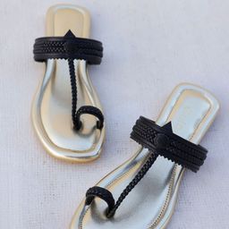 Gulaal Women Woven Design PU Mules-18