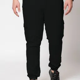 IVOC Plus Men Plus Size Regular Fit Pure Cotton Cargos Trousers-image-88