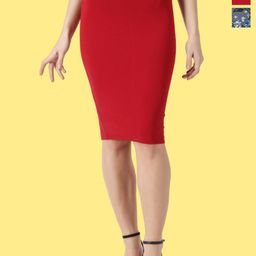 Popwings Pack Of 2 Floral Printed Pencil Skirts-picture-31