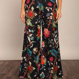 KAORI BY SHREYA AGARWAL Women Floral Printed Straight Fit Cotton Parallel Trousers-picture-18
