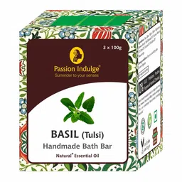 Passion Indulge Pack of 3 Natural Handmade Basil Bath Bar Soaps-48