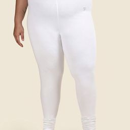 TWIN BIRDS Plus Size Women Solid Super Stretch Cotton Churidar Length Leggings-image-40
