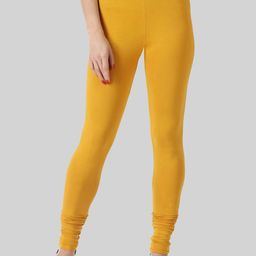 SAUNDARYA Stretch Fit Churidar-Length Leggings-image-32