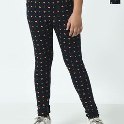 BAESD Girls Pack Of 2 Printed Pure Cotton Ankle Length Leggings-picture-9