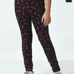 BAESD Girls Pack Of 2 Printed Pure Cotton Ankle Length Leggings-picture-5