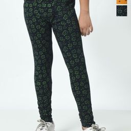 BAESD Girls Pack Of 3 Printed Pure Cotton Ankle Length Leggings-picture-16
