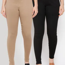 Clora Creation Pack Of 2 Woolen Ankle Length Leggings-picture-27