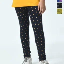 BAESD Pack Of 4 Printed Cotton Ankle-Length Leggings-51