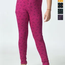 BAESD Pack Of 5 Printed Cotton Ankle-Length Leggings-18