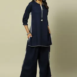 Rangriti Regular Kurta with Palazzos-picture-34