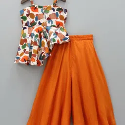 BAESD Girls Ethnic Motifs Printed Regular Kurti with Palazzos-image-62