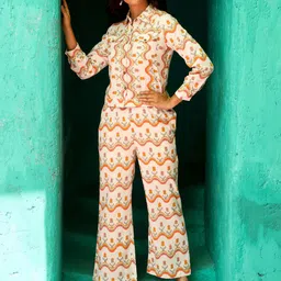 Jaipur Kurti Printed Pure Cotton Top With Palazzo-picture-44
