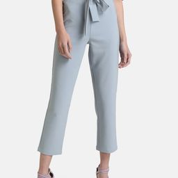 Kazo Women Blue High-Rise Easy Wash Trousers-image-69