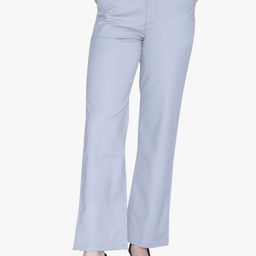 FCK-3 Women Tailored Straight Fit High-Rise Cotton Easy Wash Trousers-picture-47