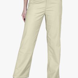 FCK-3 Women Tailored Straight Fit High-Rise Easy Wash Cotton Regular Trousers-image-24