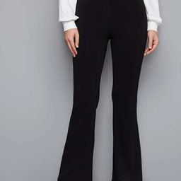 Next One Women Smart Flared High-Rise Easy Wash Bootcut Trousers-picture-41
