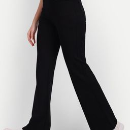 Next One Women Smart Flared High-Rise Easy Wash Trousers-picture-40