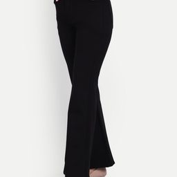 Next One Women Smart Flared High-Rise Easy Wash Trousers-picture-21
