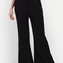 Next One Women Smart Flared High-Rise Easy Wash Trousers-picture-23