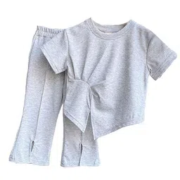 StyleCast x Revolte Girls Grey Top with Trousers-image-32