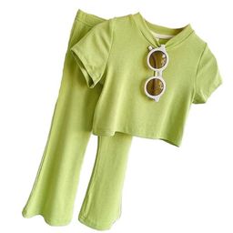 StyleCast x Revolte Girls Round Neck Short Sleeves Top With Trousers-picture-22