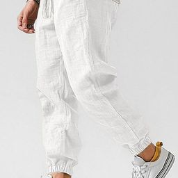 StyleCast x Revolte Men Cotton Mid-Rise Easy Wash Joggers Trousers-image-43