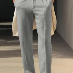 StyleCast x Revolte Men Cotton Easy Wash Flat-Front Trousers-image-51