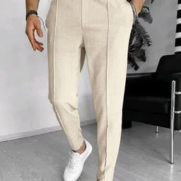 StyleCast x Revolte Men Regular Fit Mid-Rise Trousers-picture-19