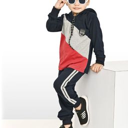 BAESD Boys Colourblocked Sweatshirt with Trousers-picture-5