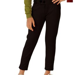 BAESD Girls Pack Of 2 Slim Fit Easy Wash Trousers-image-102