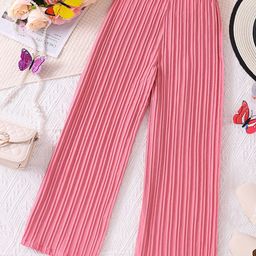 StyleCast x Revolte Girls Solid Loose Fit Easy Wash Parallel Trousers-32
