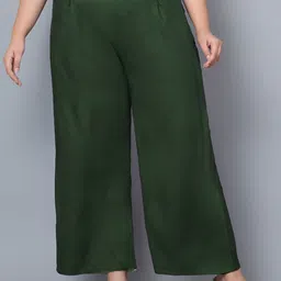 Indietoga Women Plus Size Casual Trousers with Pockets-image-48