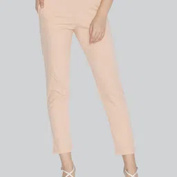 LYRA Women Pencil Easy Wash Slim Fit Cotton Trousers-picture-26