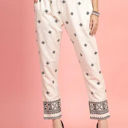Clora Creation Women Printed Smart Easy Wash Trousers-image-97
