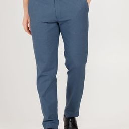 Muffynn Men Cotton Relaxed Straight Fit Easy Wash Formal Trousers-image-52