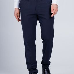 Muffynn Men Relaxed Straight Fit Mid-Rise Formal Trousers-image-102