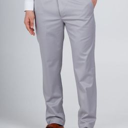 Muffynn Men Relaxed Straight Fit Easy Wash Formal Trousers-image-114