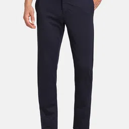 Blackberrys Men B-95 Slim Fit Mid-Rise Easy Wash Trousers-28