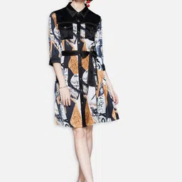 JC Collection Khaki Dress-32