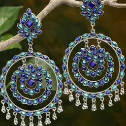 Krelin Silver-Plated Chandbalis Earrings-image-4