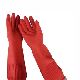RBGIIT Red Multi-Purpose Cleaning Kitchen Gloves-image-17