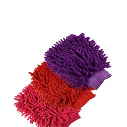 Kuber Industries Purple & Red 3 Pieces Hand Duster-66