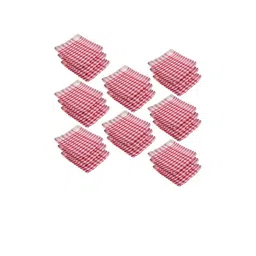 Kuber Industries Pink & White 24 Pieces Checked Cotton Kitchen Towels-picture-25