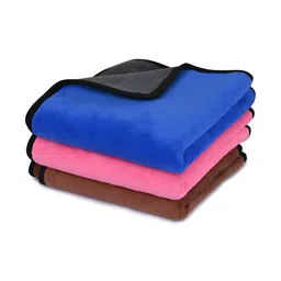 LOOM LEGACY Blue & Pink 3 Pieces Microfiber Kitchen Towels-image-32