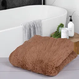 Kuber Industries Pink & Brown 3 Pieces 350 GSM Bath Towels-69