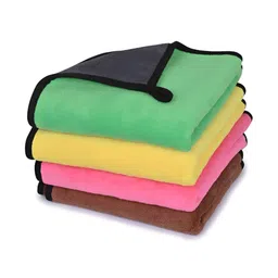 LOOM LEGACY 4 Pieces Brown & Pink Microfiber 600 GSM Kitchen Towels-image-77